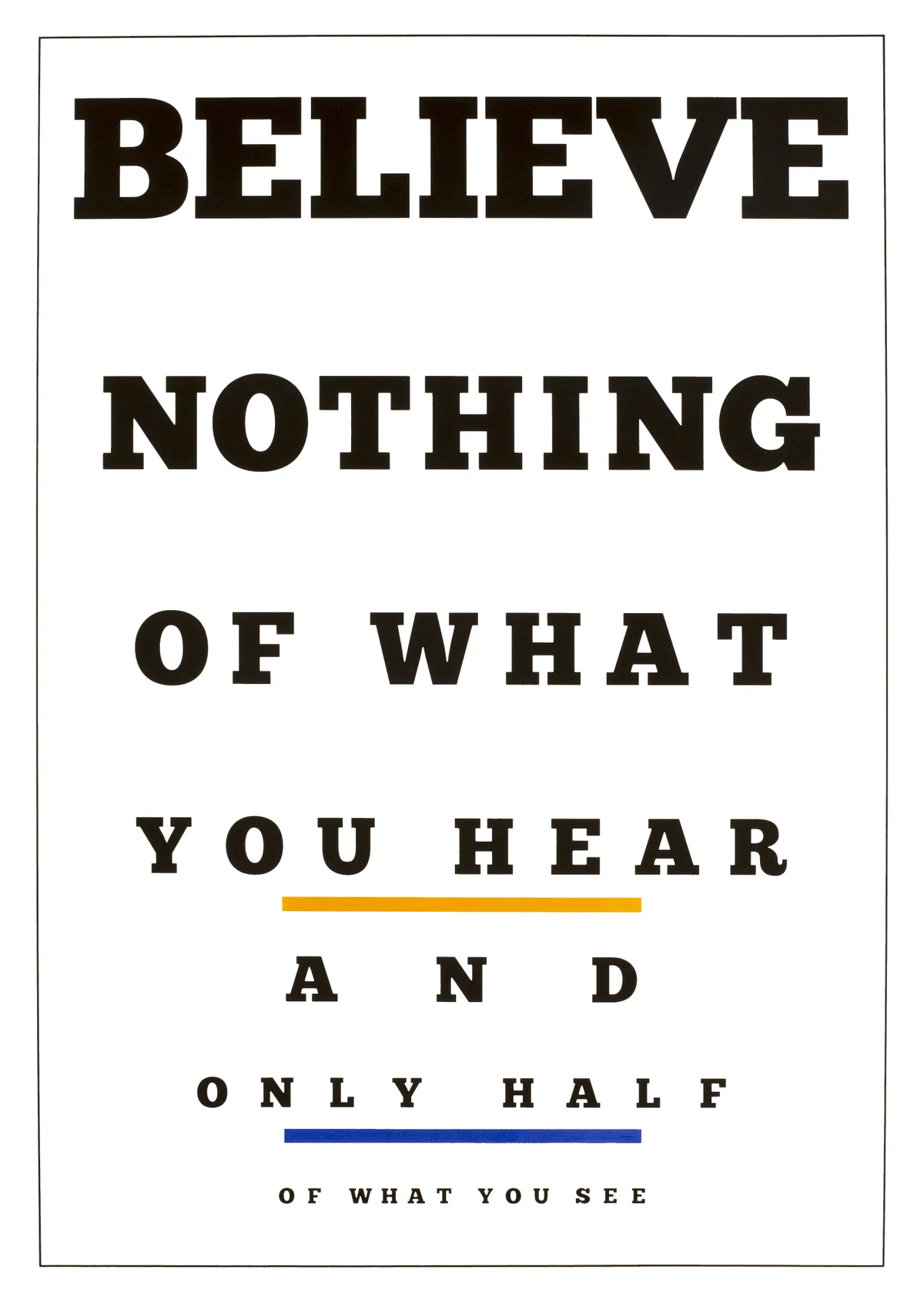 Carta Visual (Believe)