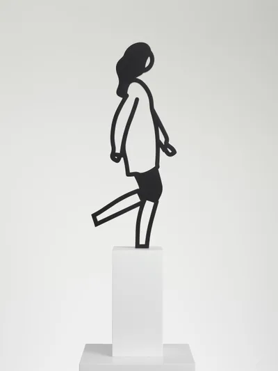 Doppelklick öffnet Großansicht Julian Opie: Running people, Amelia