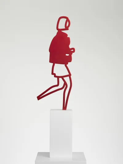 Doppelklick öffnet Großansicht Julian Opie: Running people, Elena
