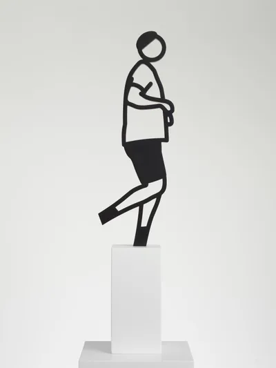 Doppelklick öffnet Großansicht Julian Opie: Running people, Elvis