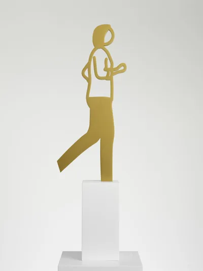 Doppelklick öffnet Großansicht Julian Opie: Running people, Mark