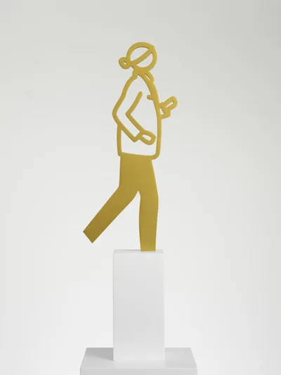 Doppelklick öffnet Großansicht Julian Opie: Running people, Paul