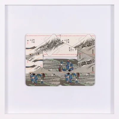 Doppelklick öffnet Großansicht Albrecht Wild: Ukiyo-e XLIXIXIV (Hiroshige 5_1)