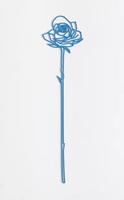 Doppelklick öffnet Großansicht Michael Craig-Martin: Rose (from Metal Flowers)