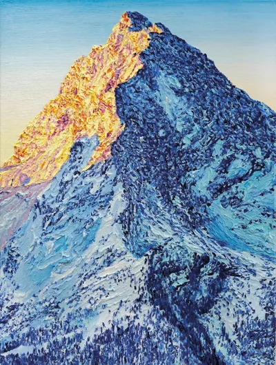 Katharina Gierlach: Watzmann bei Sonnenaufgang