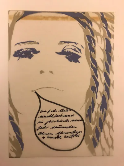 Weihnachtskarte 1967 (wie Motiv 1967.10)
