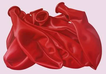 Sieben rote Luftballons