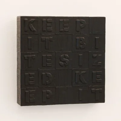 Doppelklick öffnet Großansicht Petra Scheibe Teplitz: Keep it bite sized