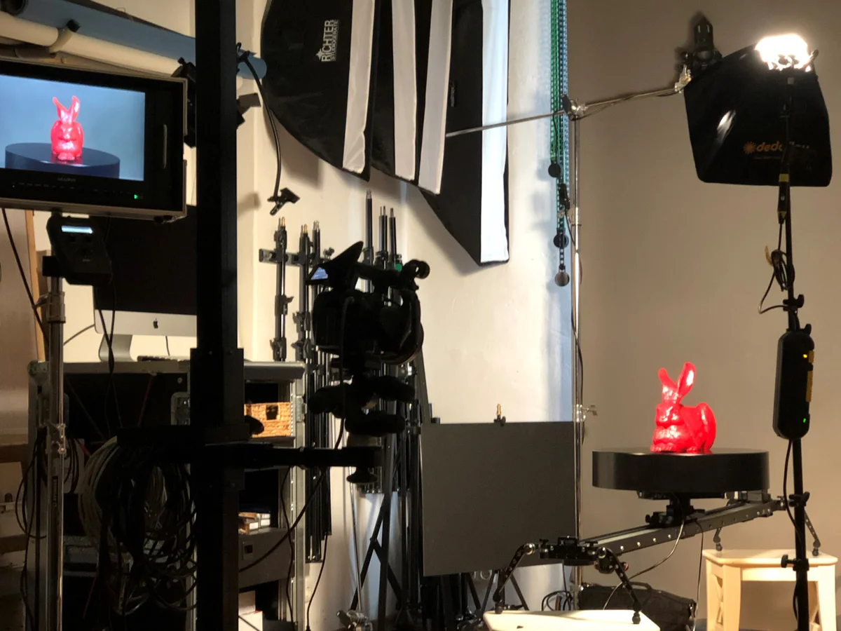 Hörls Hase im Filmstudio