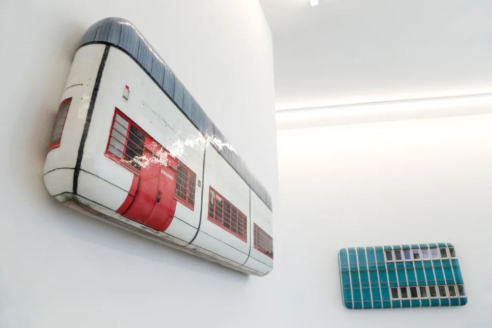 "Gewölbtes" - Artikel in der Bauwelt über Hein Spellmanns Ausstellung