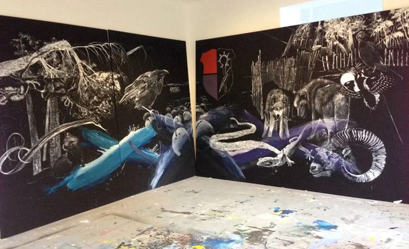 Helga Schmidhuber im Museum Wiesbaden