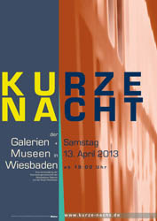 Kurze Nacht in Wiesbaden am 13. April 2013